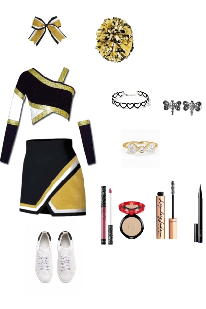 Chloe Dempsey as Cheerleader- Fashion set