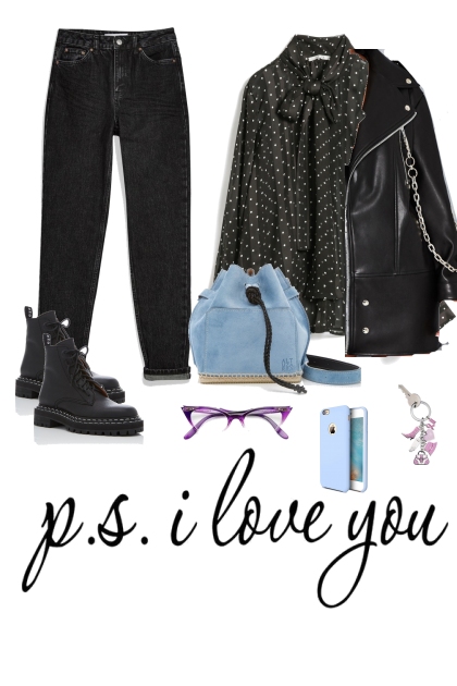 i love you- Combinazione di moda