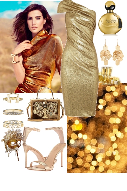 Golden lady- Combinaciónde moda