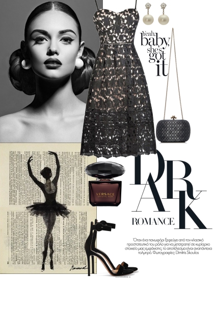 Elegant black look- Fashion set