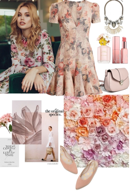 Floral print- Modna kombinacija