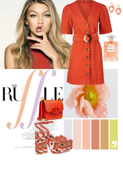 Orange colours- Modna kombinacija