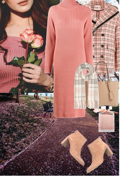 Pink tones- combinação de moda