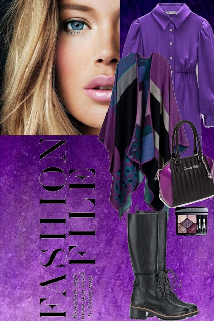 Purple tones- Combinazione di moda