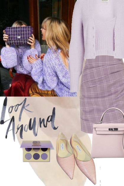 Purple tones look- Модное сочетание