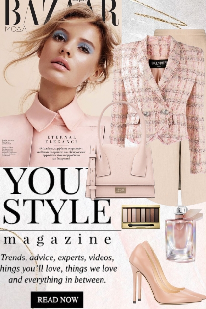 Elegant pink set 3- Combinaciónde moda