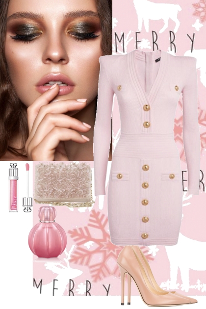 Christmas in pink- Combinaciónde moda