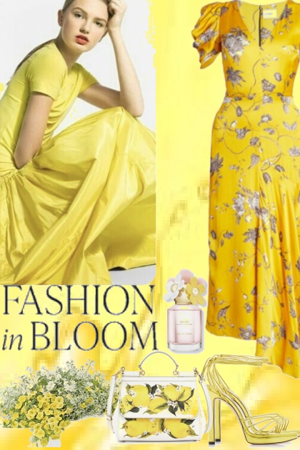 Elegant yellow set- Combinaciónde moda