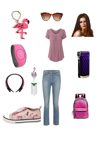 Zoe a.k.a Pink Ranger everyday- Combinaciónde moda