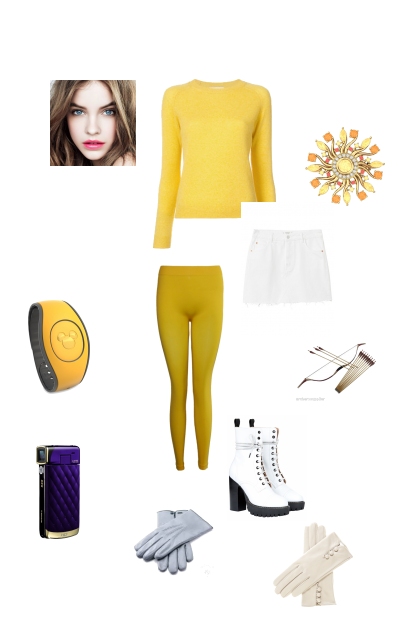 Sophie a.k.a the Yellow Ranger- Combinaciónde moda