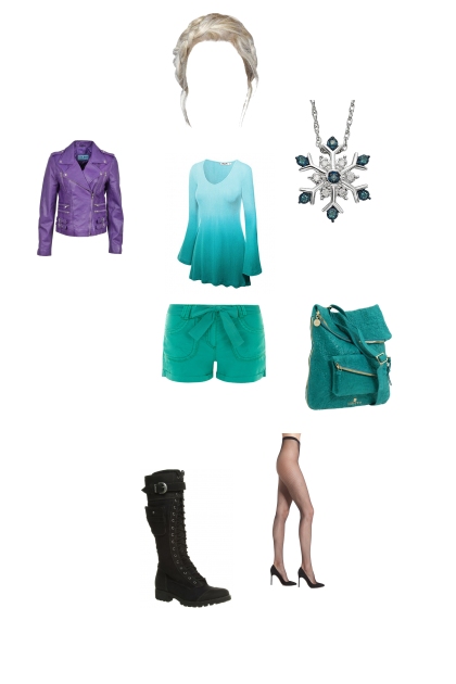 Queen Elsa modern day wear - Fashion set