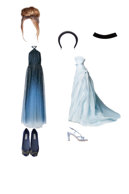 Princess Cinderella party outfit- combinação de moda