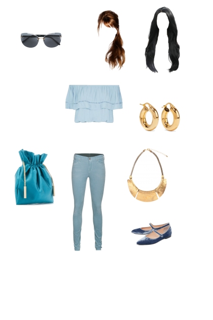 Princess Jasmine everyday modern outfit- Fashion set