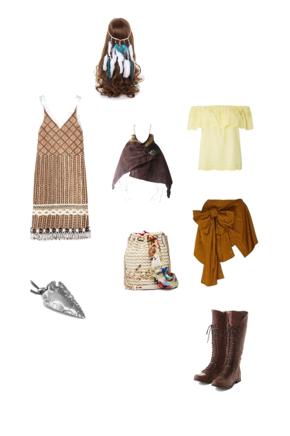 Pocahontas everyday wear modern- Modna kombinacija