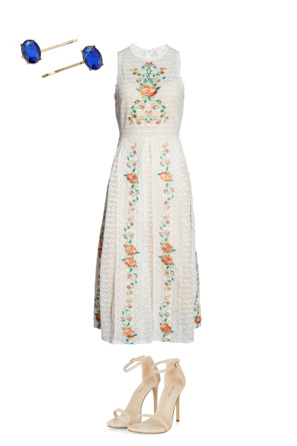 Pretty Midi Dress- Combinazione di moda