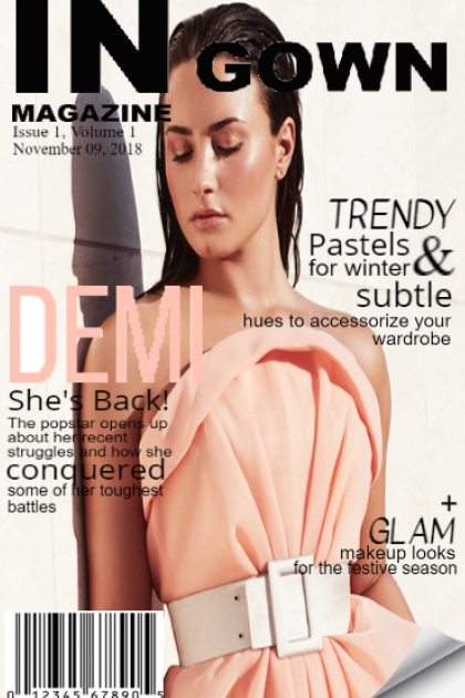 Magazine Cover #1- Combinazione di moda