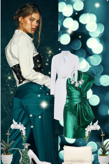 Green Elegance- Modekombination