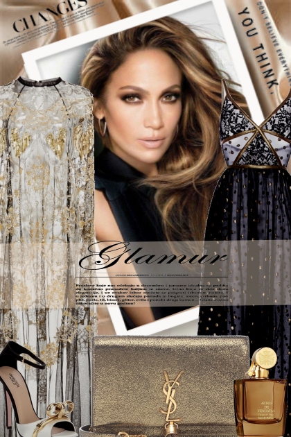 Glamur....- Modna kombinacija