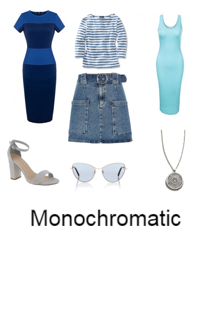 monochromatic- combinação de moda