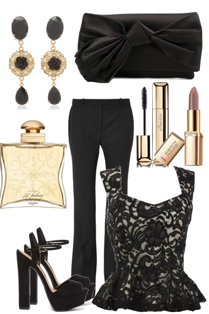 Black and Gold- Fashion set