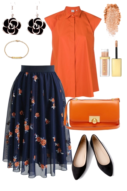 Orange and Blue - Модное сочетание