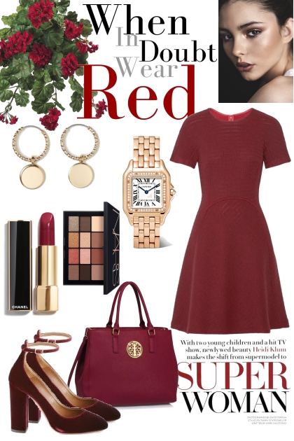 Wear Red- Модное сочетание