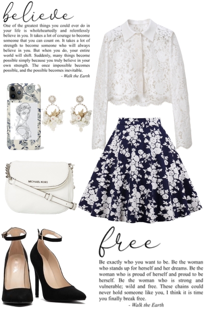 Lace and Floral- Combinaciónde moda