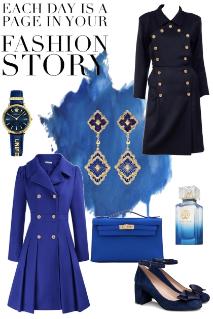 Out in Blue- Combinazione di moda