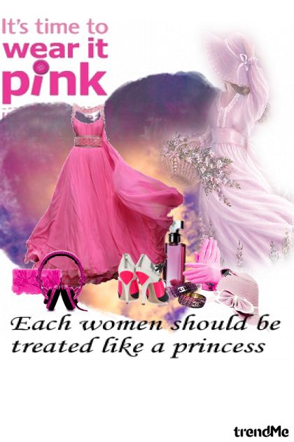 pink world- Модное сочетание