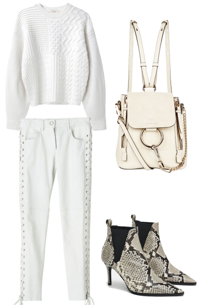 winter whites 2- Combinazione di moda