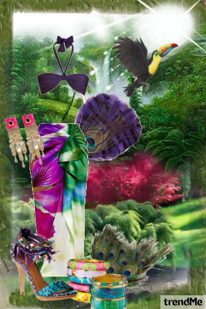 Jungle Goddess- combinação de moda