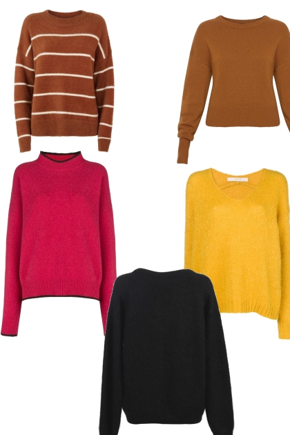 свитер тонкой вязки- Combinazione di moda