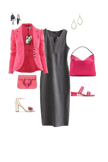 розовый серый- Combinaciónde moda