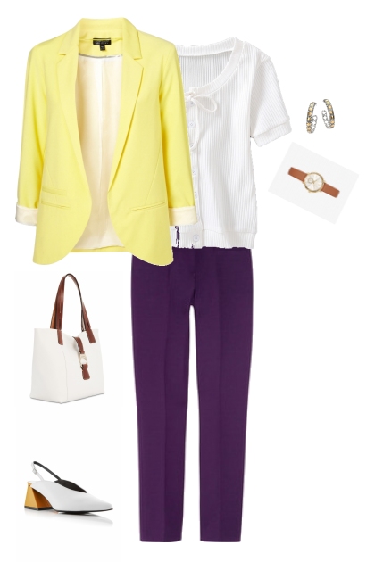 желтый   фиолет- Fashion set