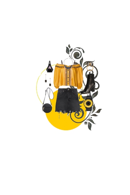 Yellow spring aesthetic- Modna kombinacija