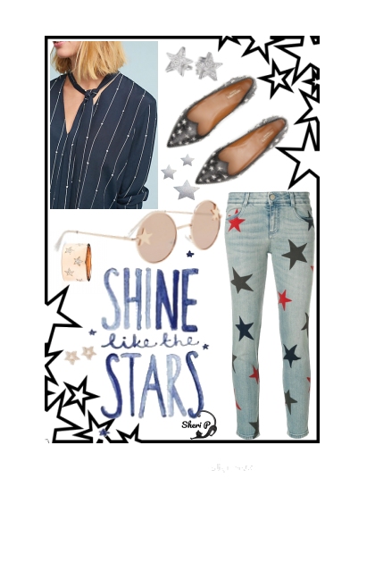 Shine Like the Stars- combinação de moda