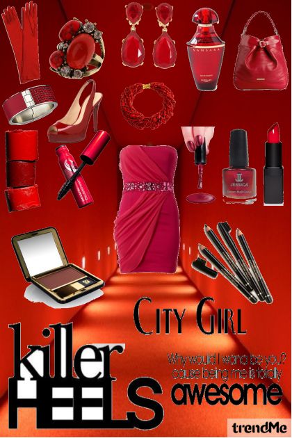 Red- Fashion set