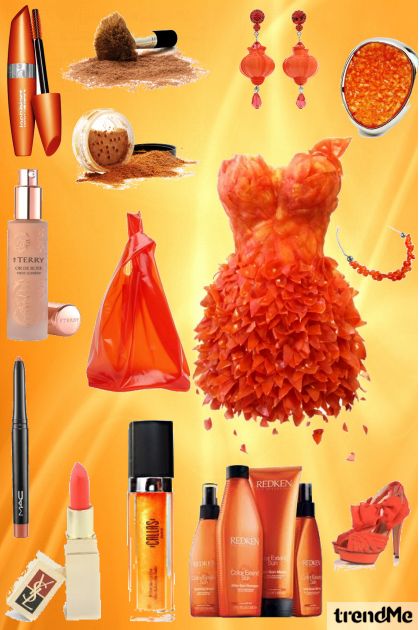 Orange- combinação de moda