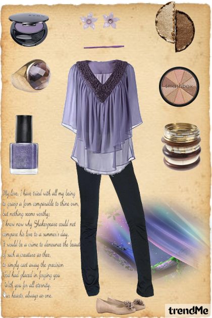 Purple Hippy - Fashion set