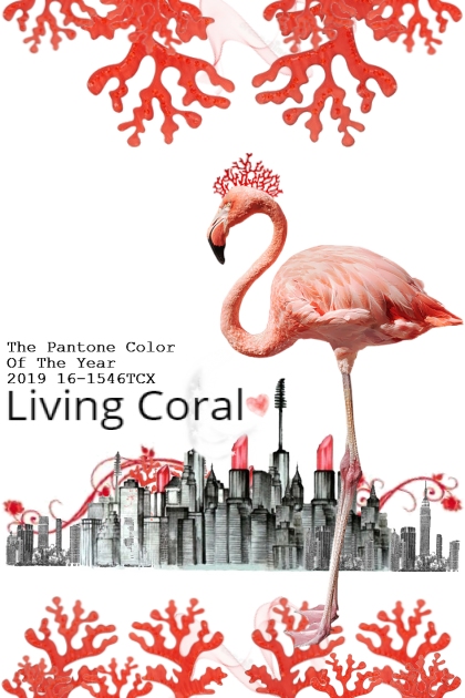 Living Coral- Модное сочетание
