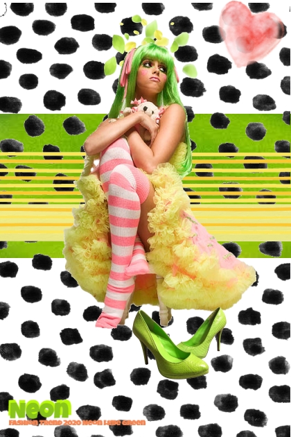 Fashion Trend 2020 Neon Lime Green- コーディネート
