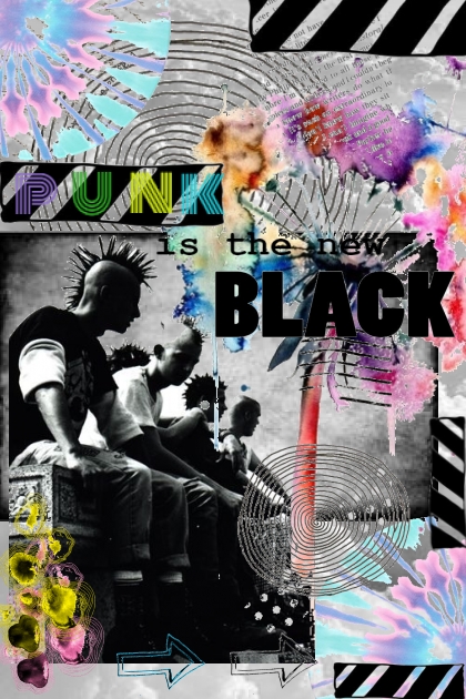 PUNK is te new BLACK- Fashion set