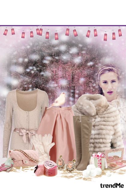 winter romance- Модное сочетание