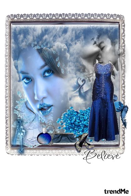 Mystic blue- Модное сочетание