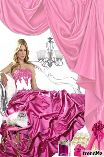 pink glamour- Modekombination