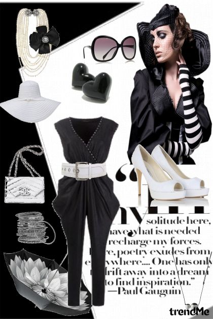 BLACK & WHITE- Fashion set