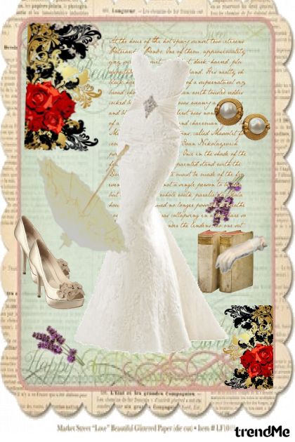 wedding dress- combinação de moda