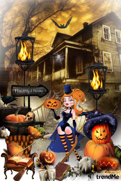 Haunted Halloween- Модное сочетание
