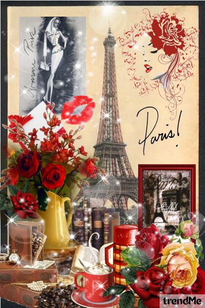 Coffee in Paris- Fashion set