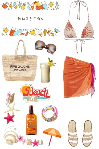 Beach Look #25- Combinaciónde moda